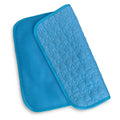 Premium zelfkoelende hondenmat van MyBreezyPaws met blauwe hondenpootprint, 70 × 55 cm